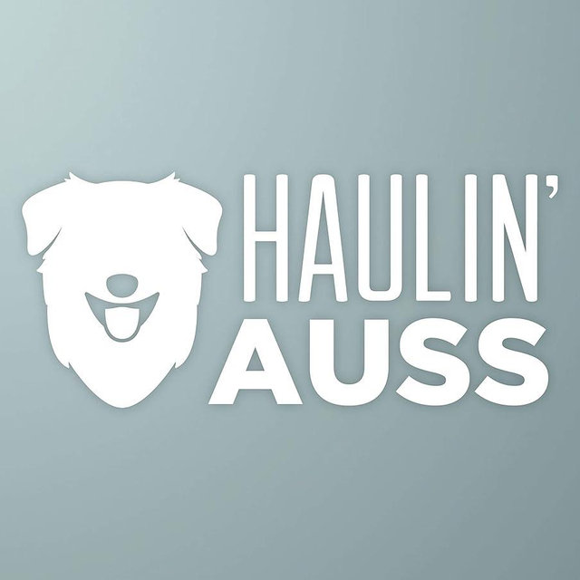 Haulin' Auss | Australian Shepherd Dog Vinyl Decal