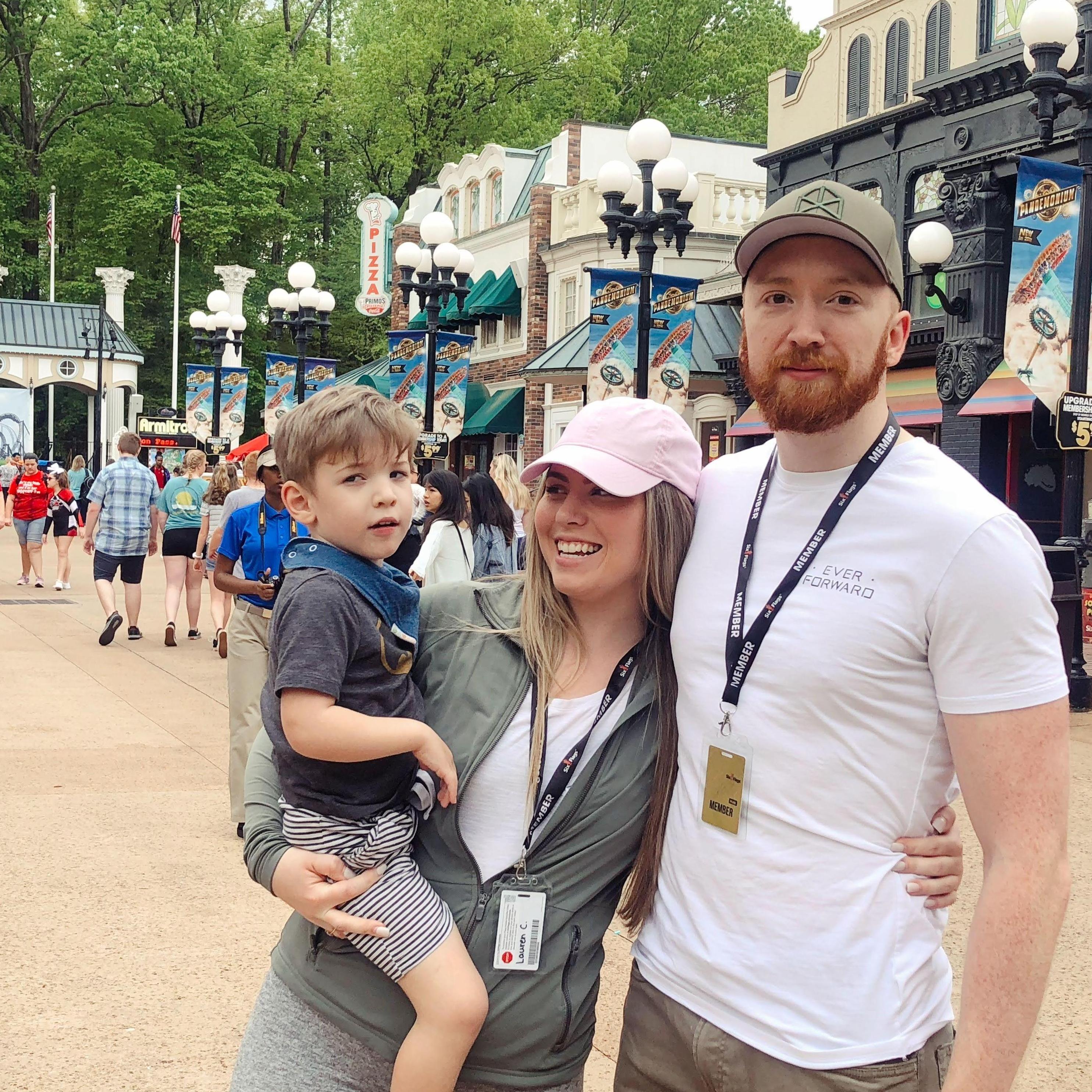 Jude's first trip to six flags!