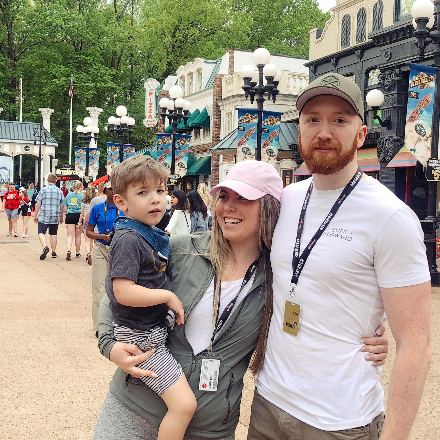 Jude's first trip to six flags!