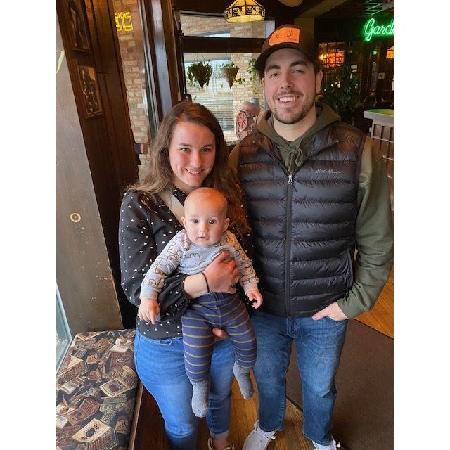 Auntie Gab and Uncle Billy with Weston