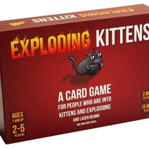 7 years and up - Exploding Kittens Card Game