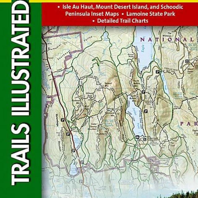 Acadia National Park Map (National Geographic Trails Illustrated Map, 212)