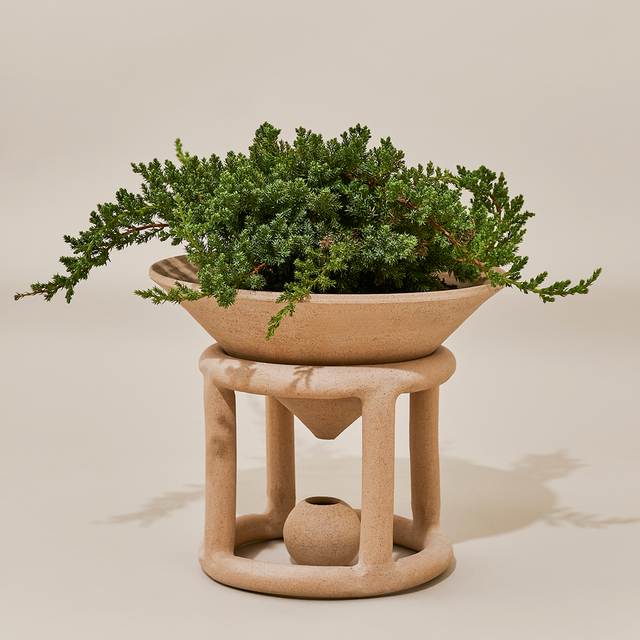 Reservoir Floor Planter, Speckled