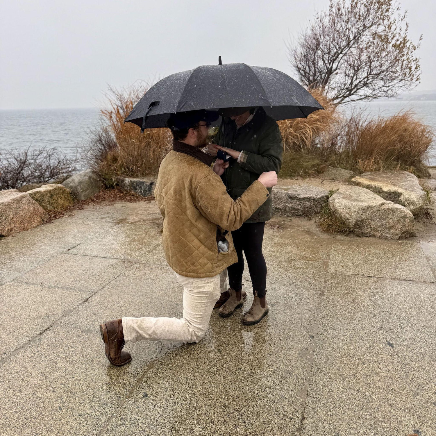 Rainy proposal!