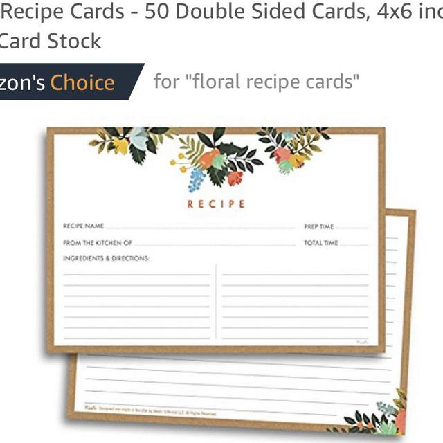 Recipe Cards
