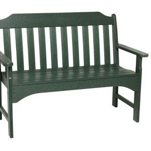 All-Weather Garden Bench - Green