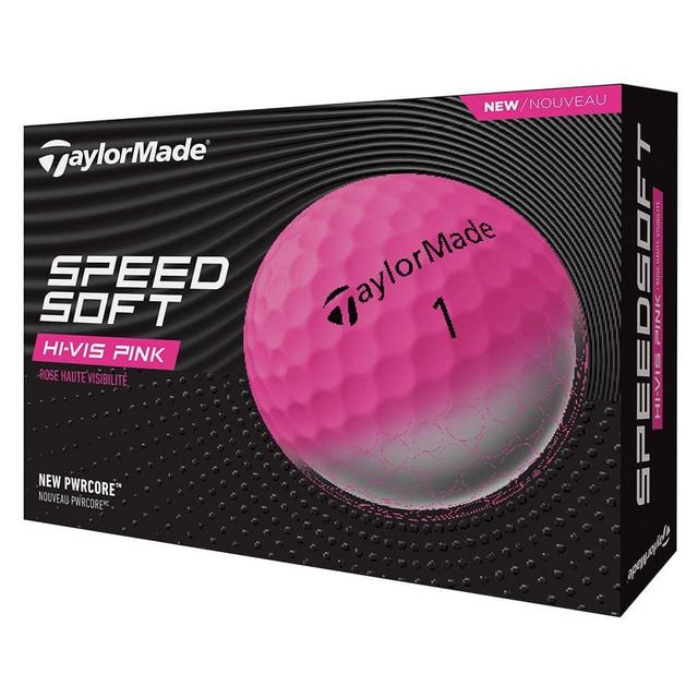TaylorMade SpeedSoft Golf Balls, Maximum Distance with Ultra-Soft Feel, Perfect for Off The Tee and Around The Green