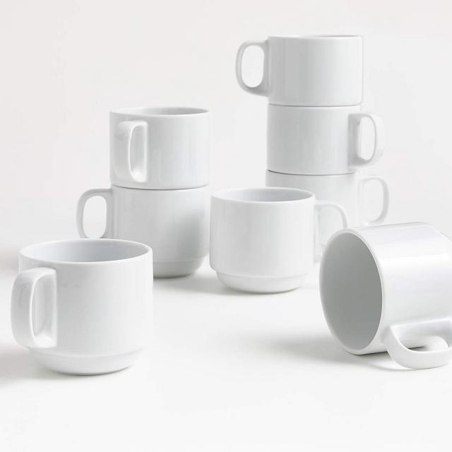 Logan Stacking Mugs, Set of 8