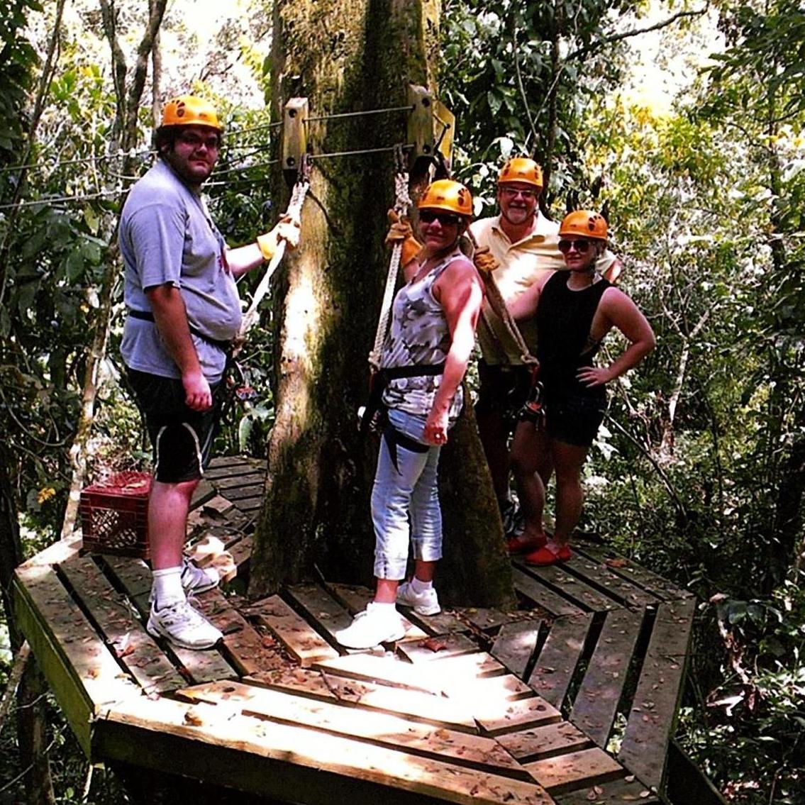 Zip-lining in the Rain forest
Puerto Rico 2015