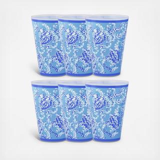 Pool Cups, Set of 6