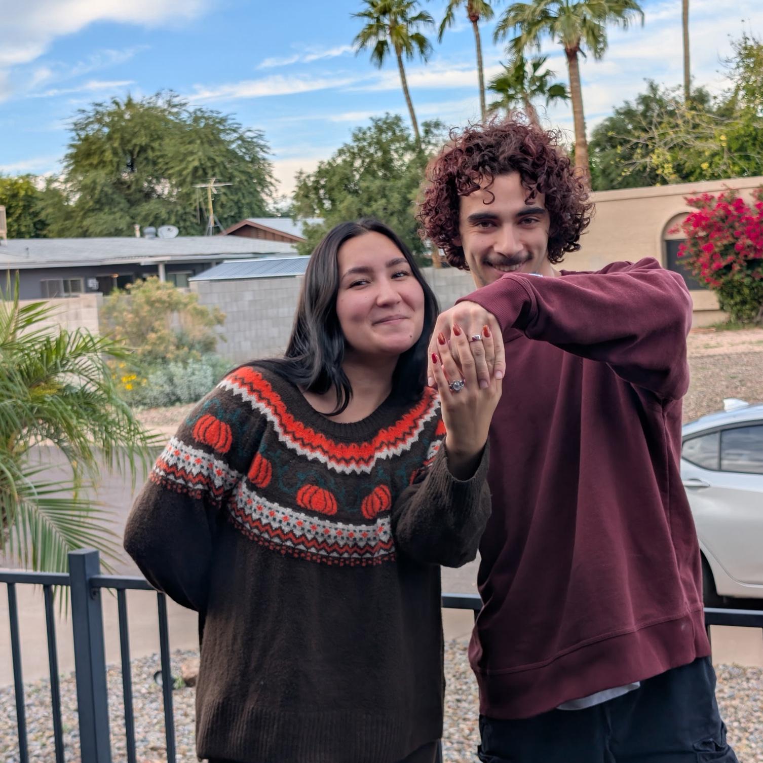 Seventh anniversary in AZ OFFICIALLY ENGAGED🥰