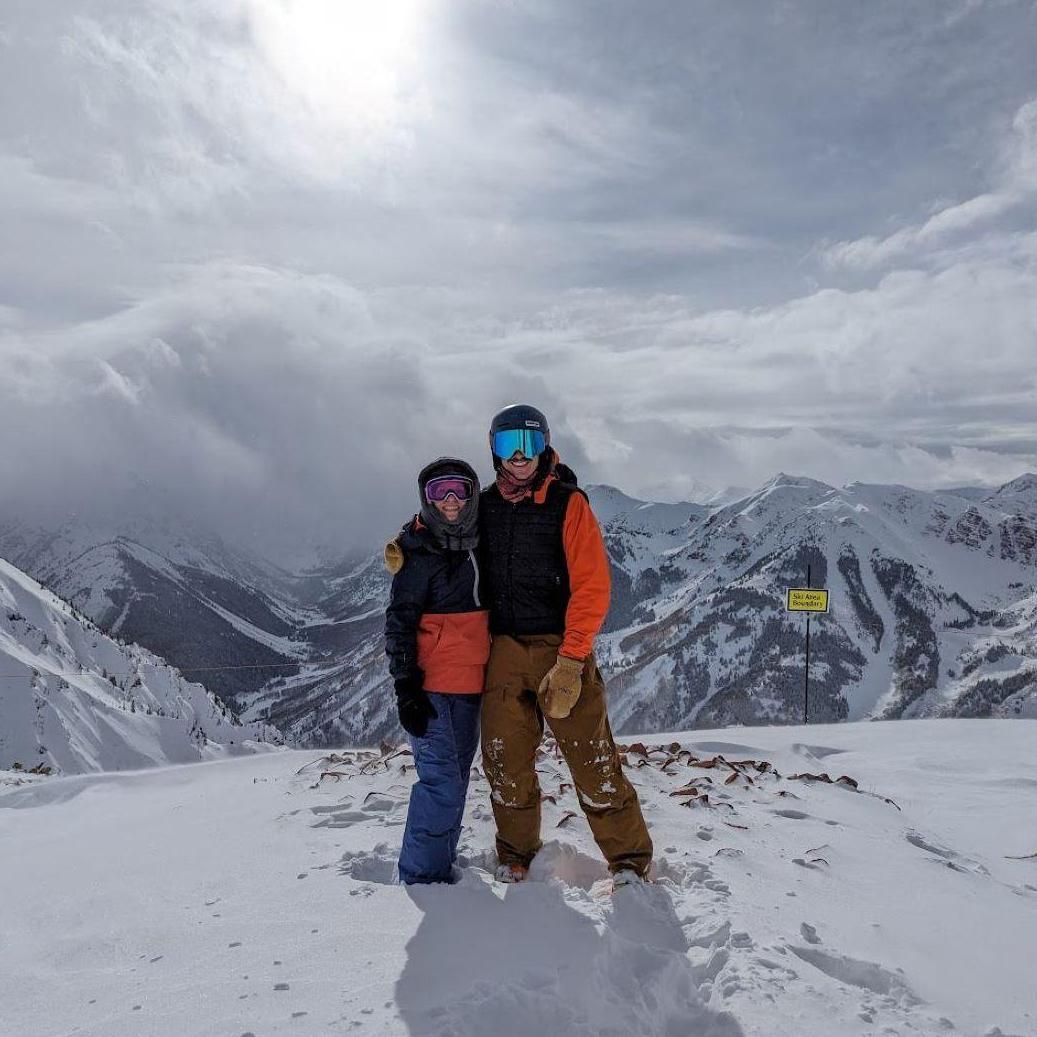 Highland Bowl (Aspen) - one of the hardest activities we've ever done together and a memory we'll never forget.
