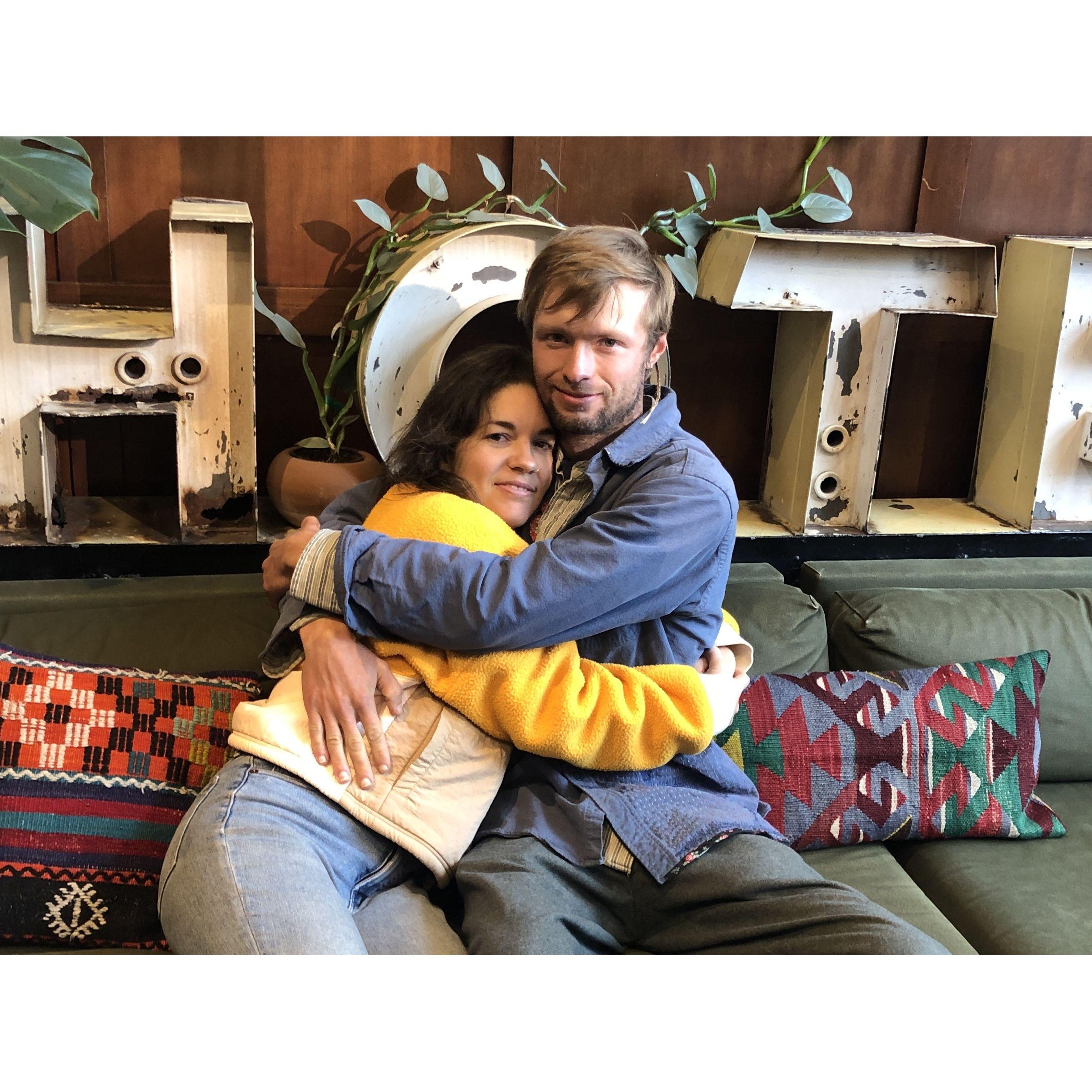 Thanksgiving 2023 in Portland, OR with Nathan's family.