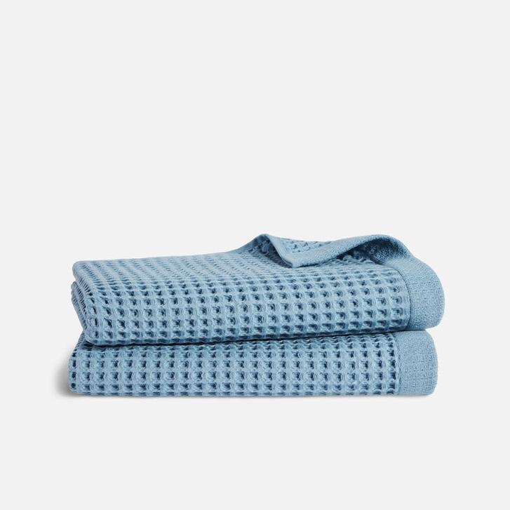 Dreamweave Waffle Bath Towel Bundle - Ocean