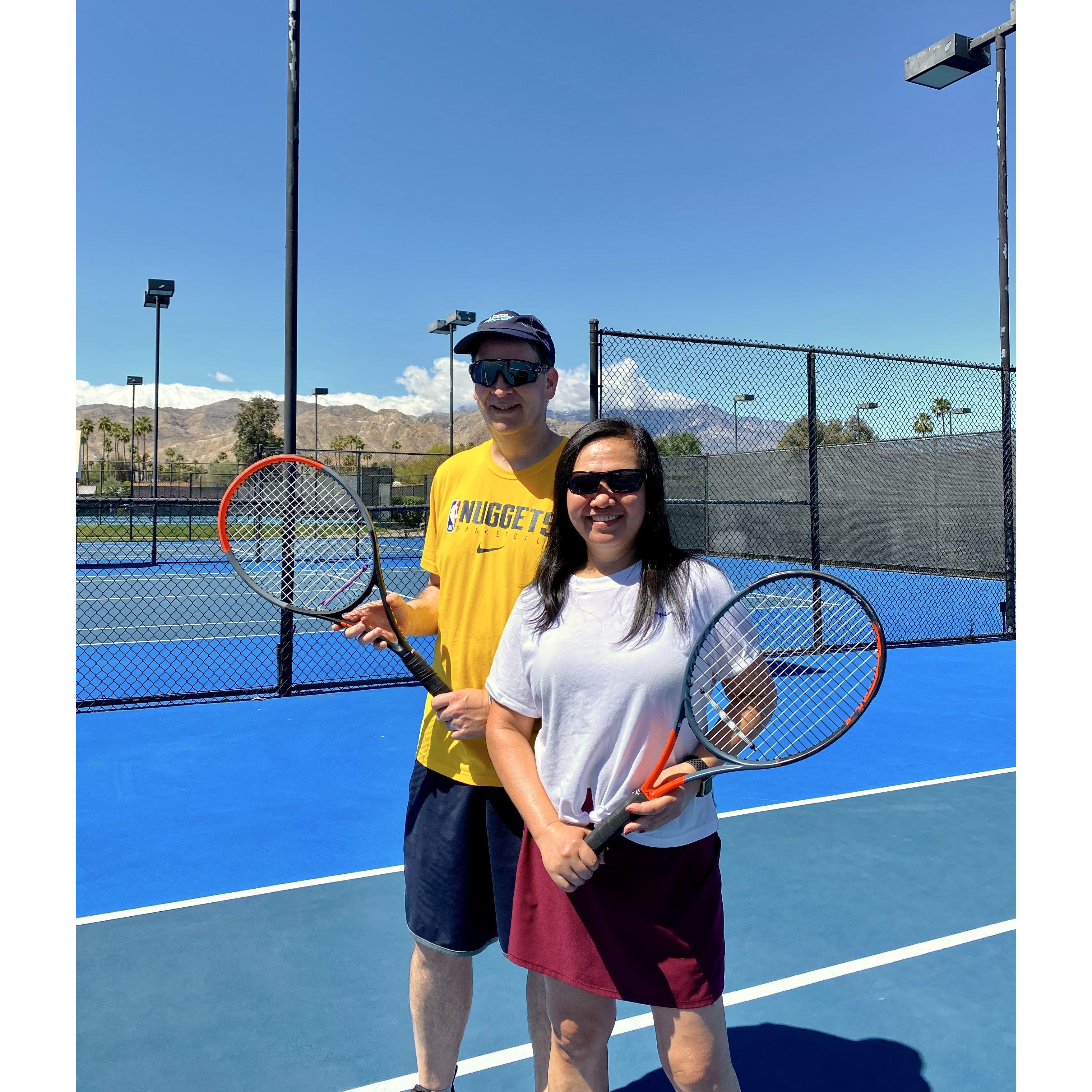 Tennis in Palm Springs, California