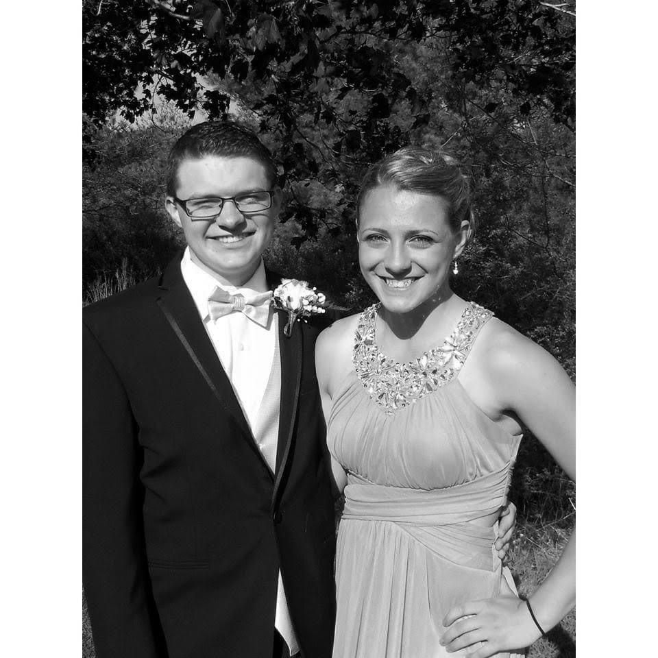TJ's senior prom in 2015.