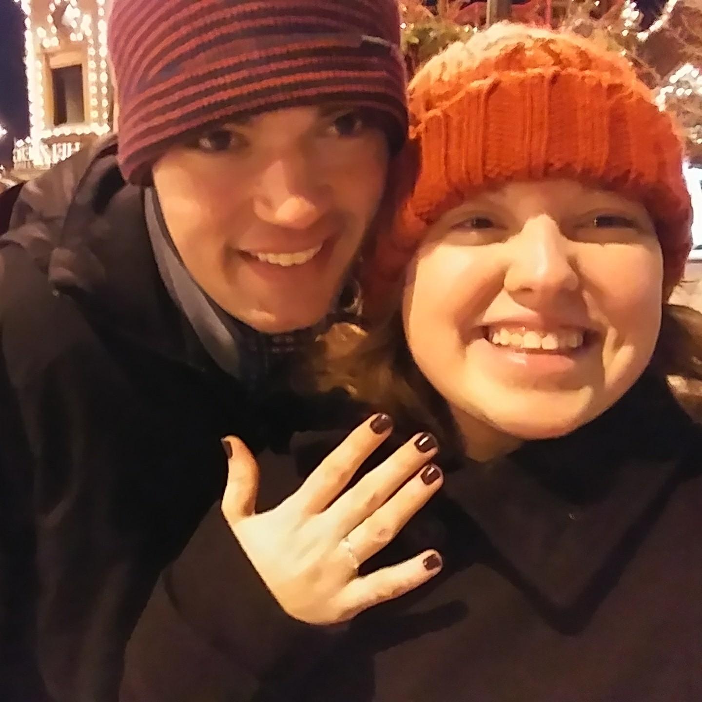 Right after we got engaged!