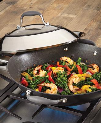 Anolon Advanced Nonstick 14" Covered Wok