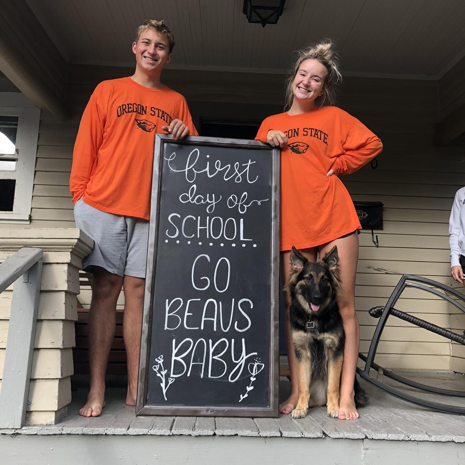 first day both being beavers 😆
