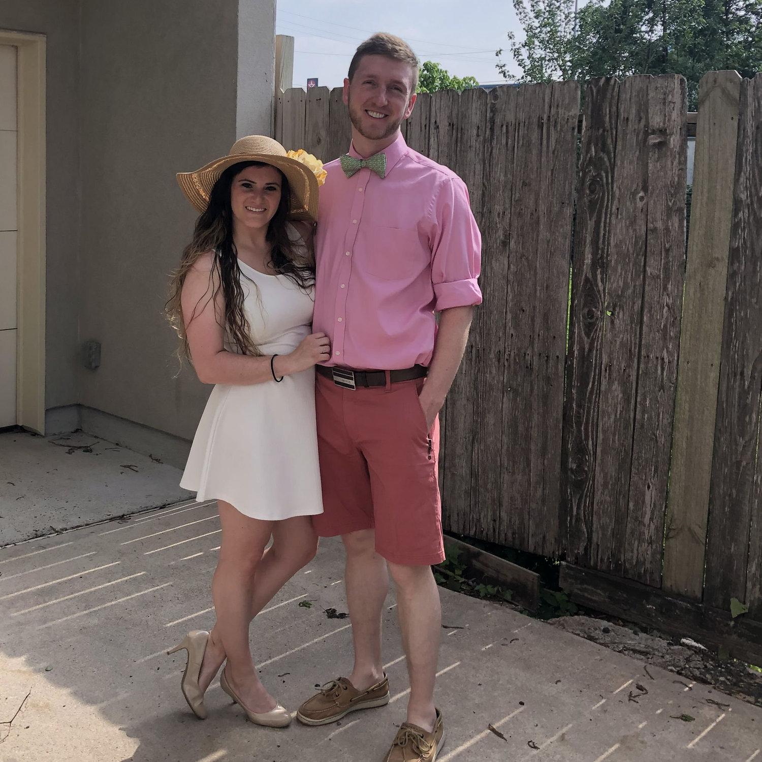 Derby dress up (Actually won on the long shot that year)