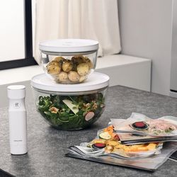 ZWILLING, Fresh & Save 9-Piece Glass Vacuum Bowl Starter Set | Zola