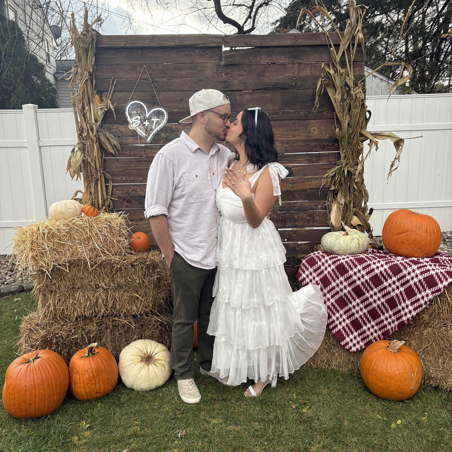 Our engagement party! We were so thankful for my sister & brother in law to host a perfect fall day celebrating this big milestone with some of our favorite people!