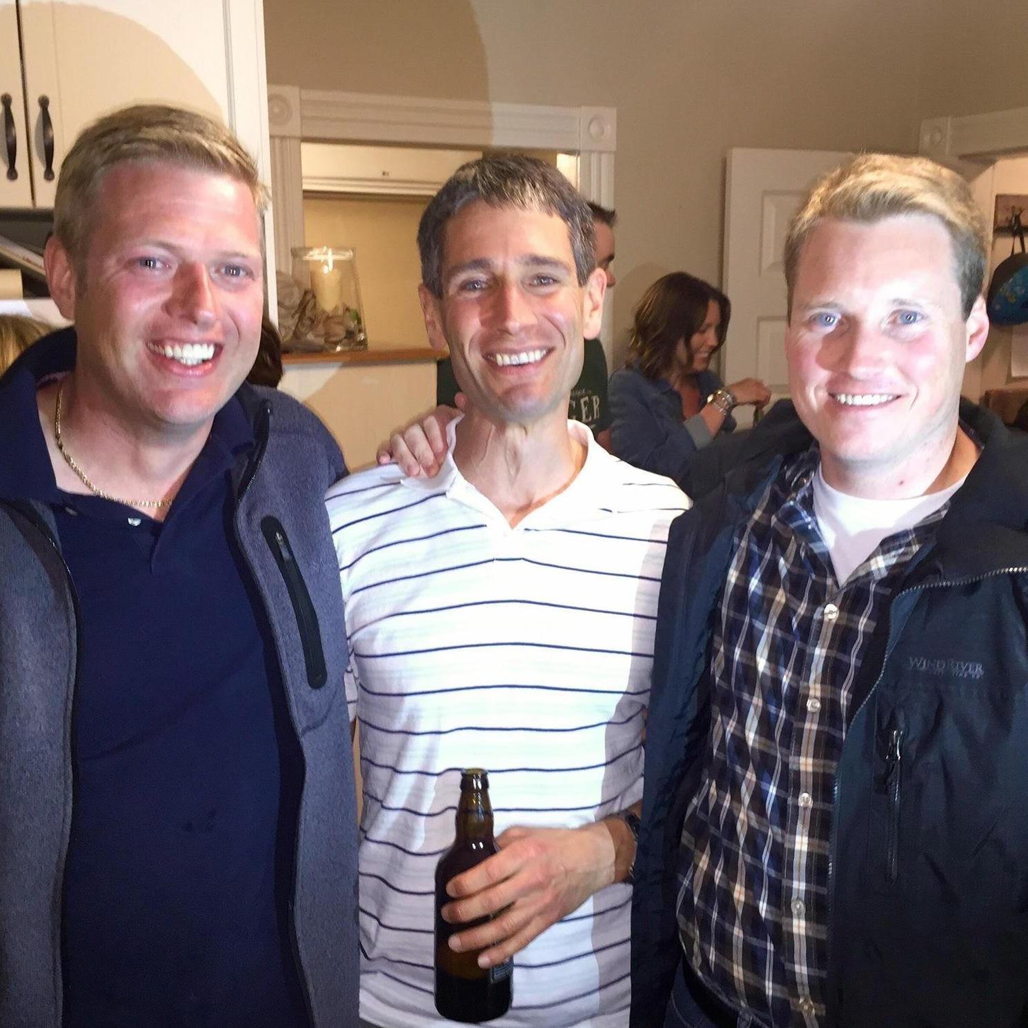 20 year high school reunion 
Trevor, Ian, & John