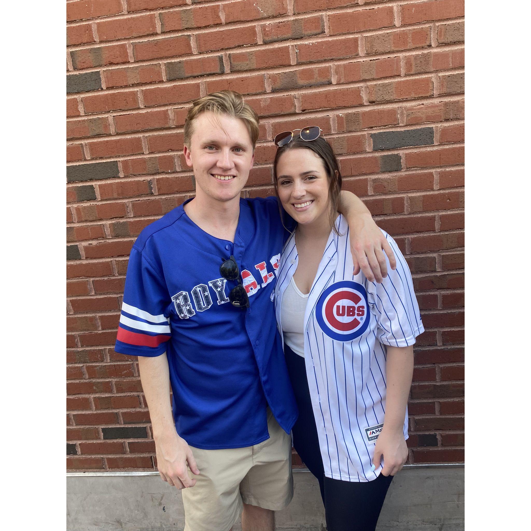 Cubs games have become a fun birthday tradition for us - Win or Lose!