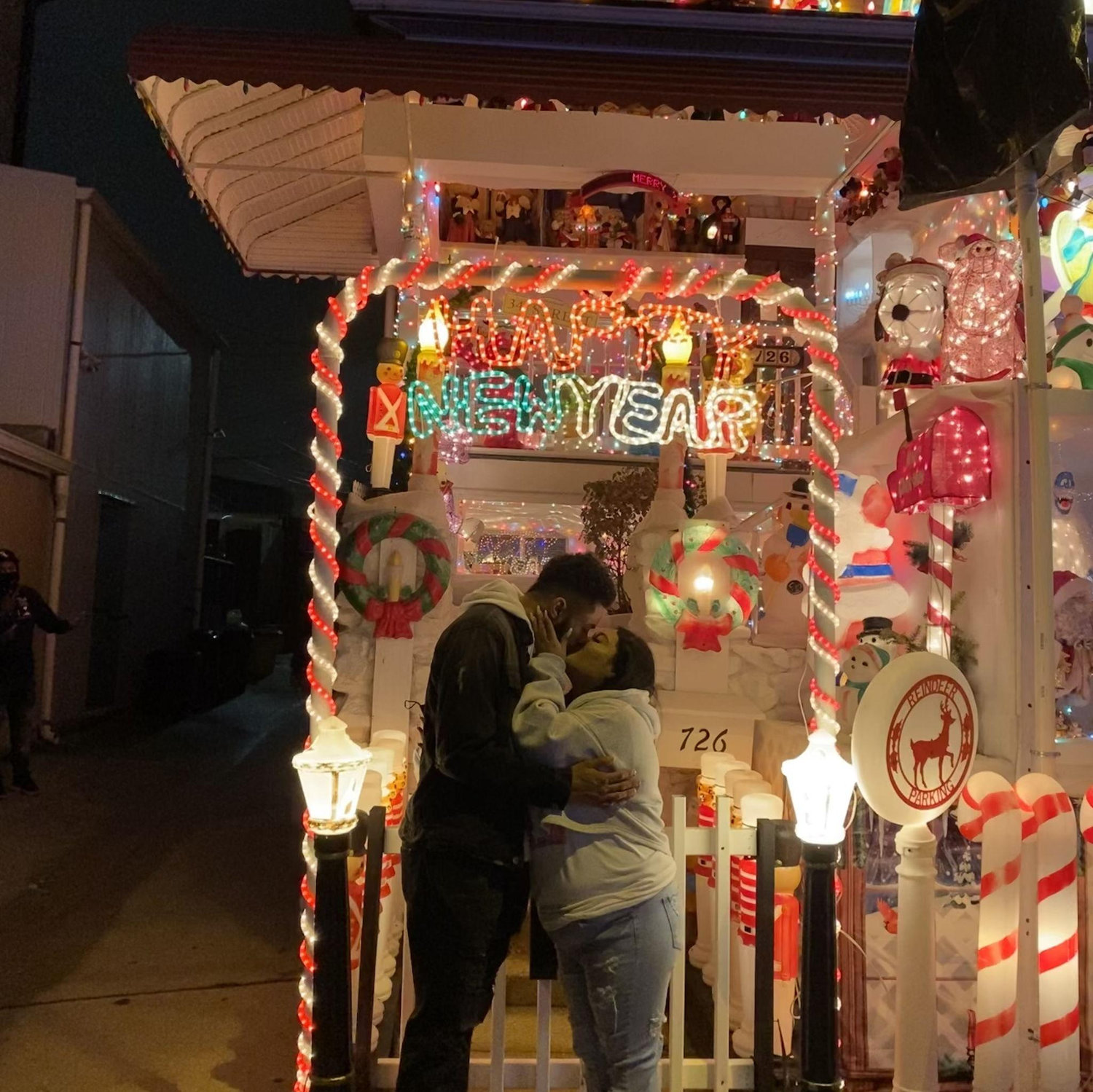 Our first Christmas together, 2021.