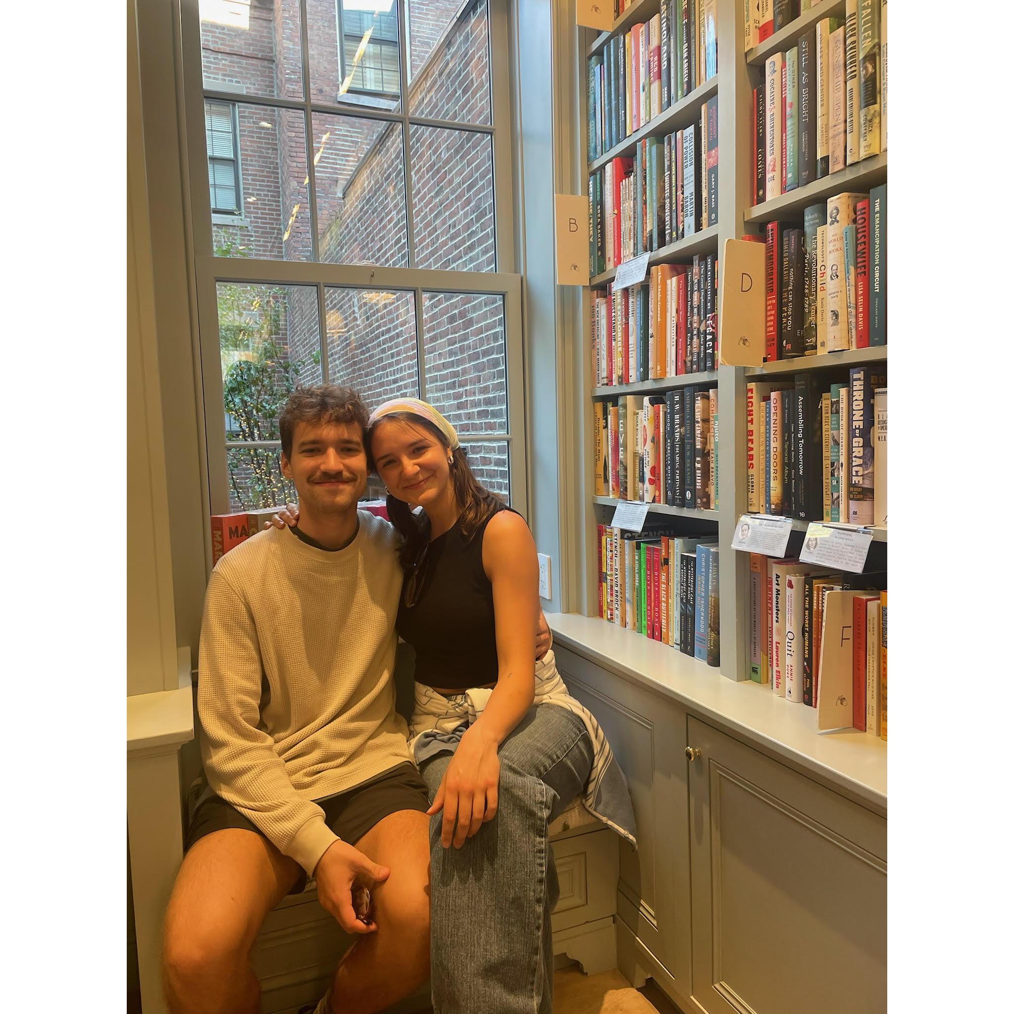 Boston! Visiting Virginia's sisters Eva and Meredith and Meredith's fiancé, now husband, Eric.