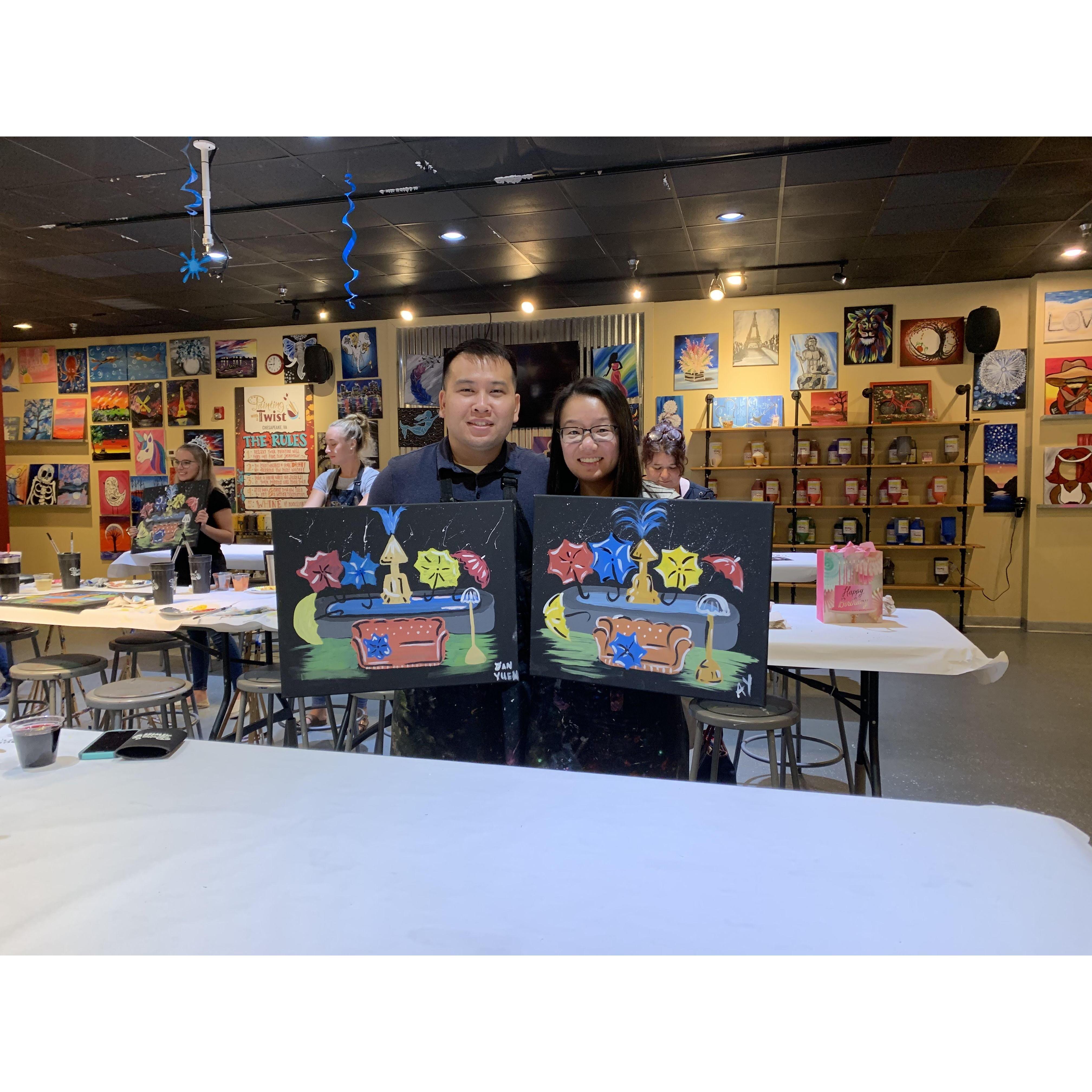 2019 - Paint Night in VB