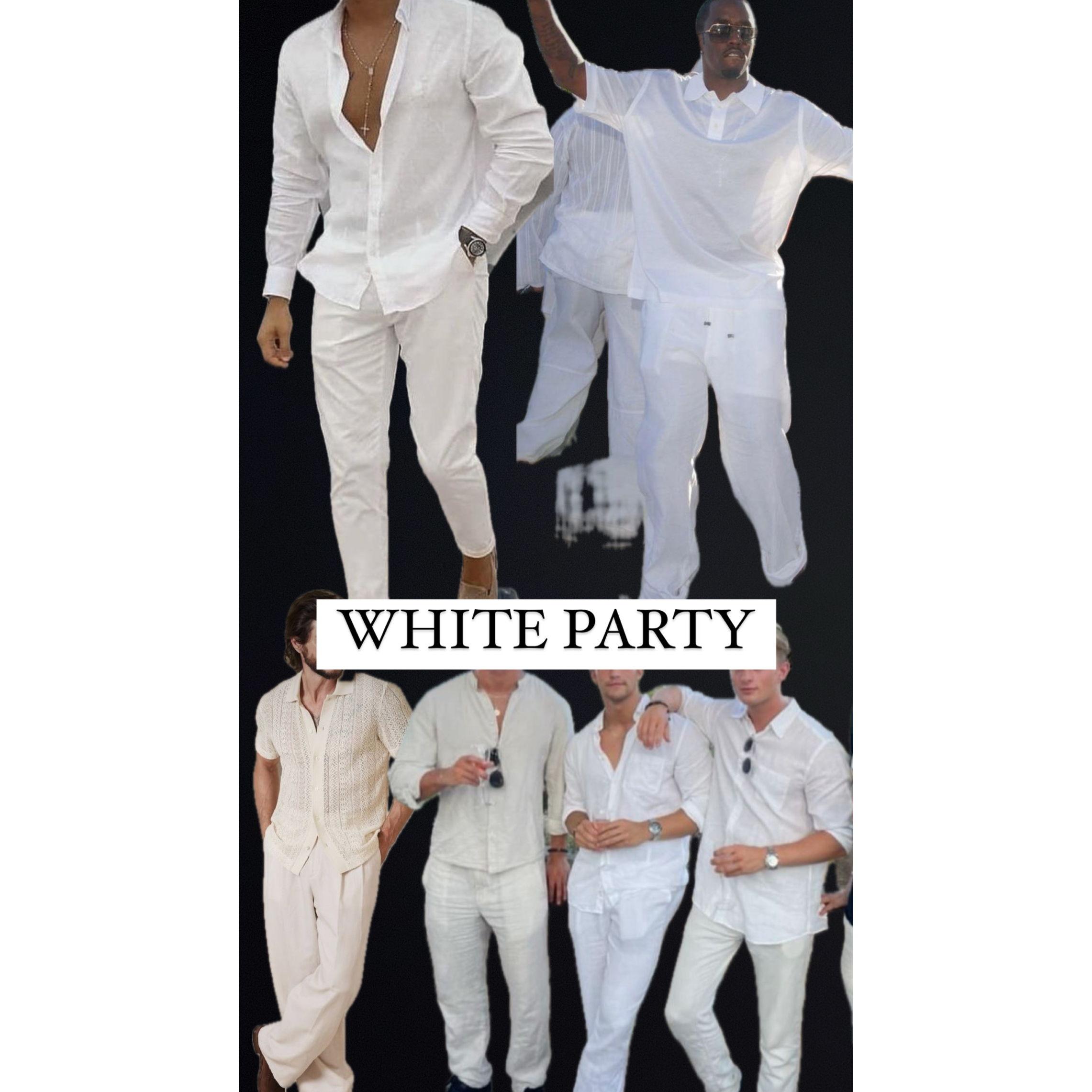 white party outfits for men