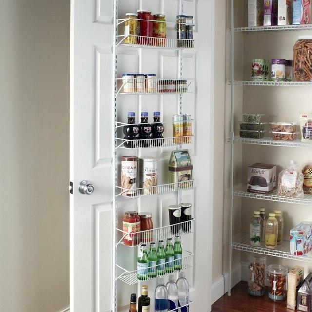 Gracelove Over The Door Spice Rack Wall Mount Pantry Kitchen 8-Tier Cabinet Organizer