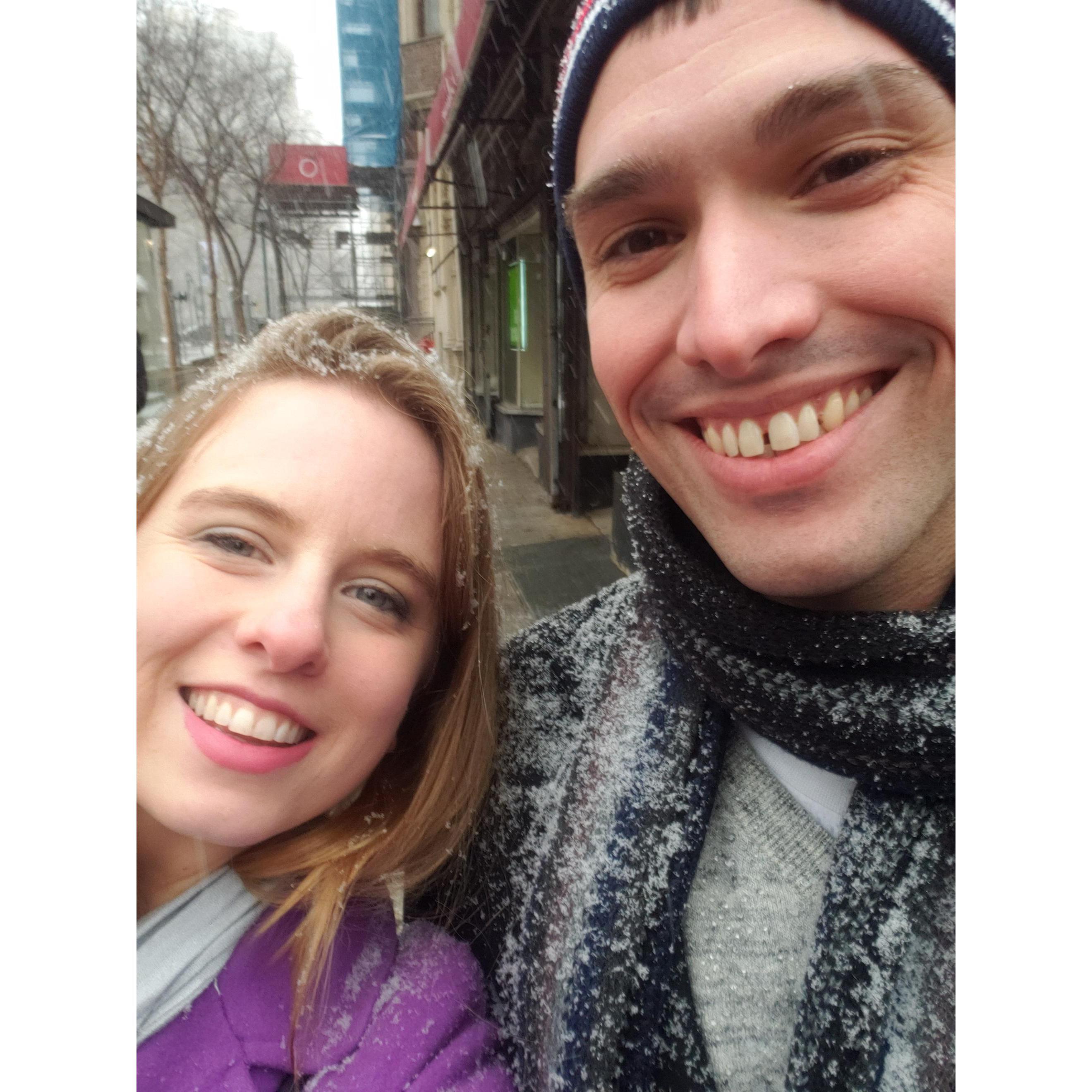 Wintery afternoon in Philadelphia