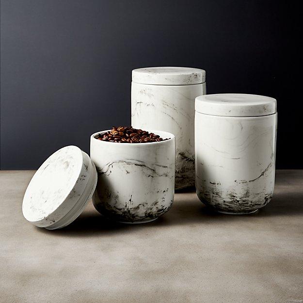 3-Piece Stir Stoneware Canister Set