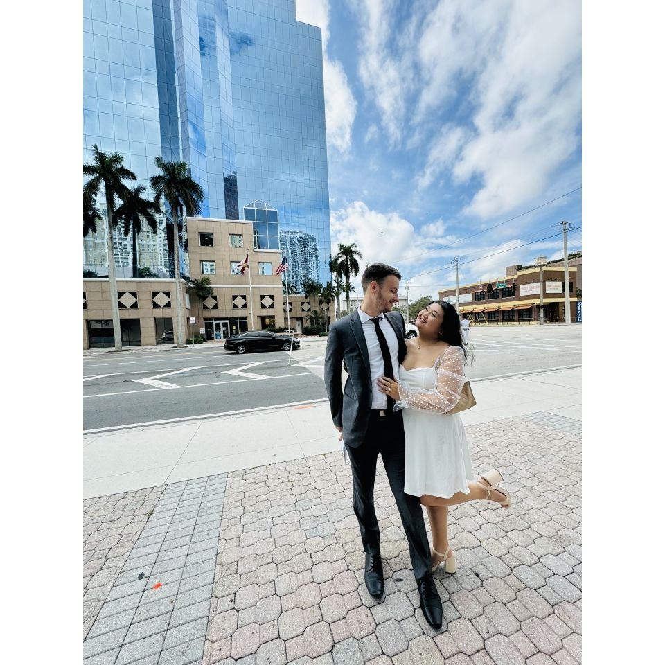 Our Courthouse Wedding! Jan 2024
