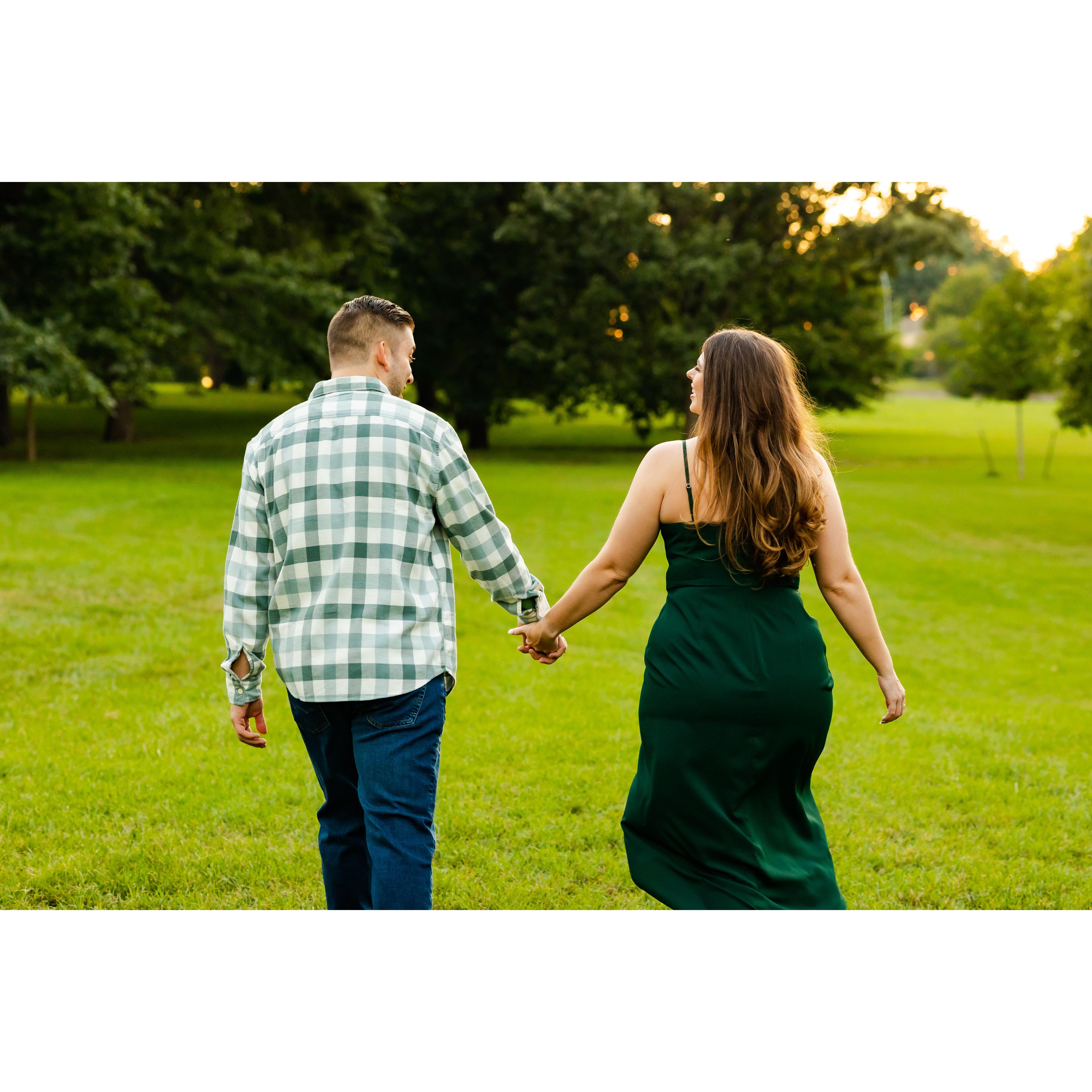 Engagement Photos at Loose Park.