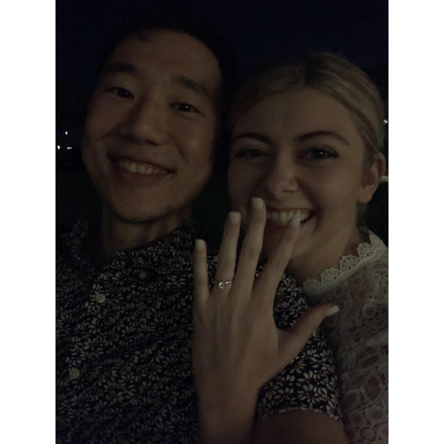 Right after I said yes!