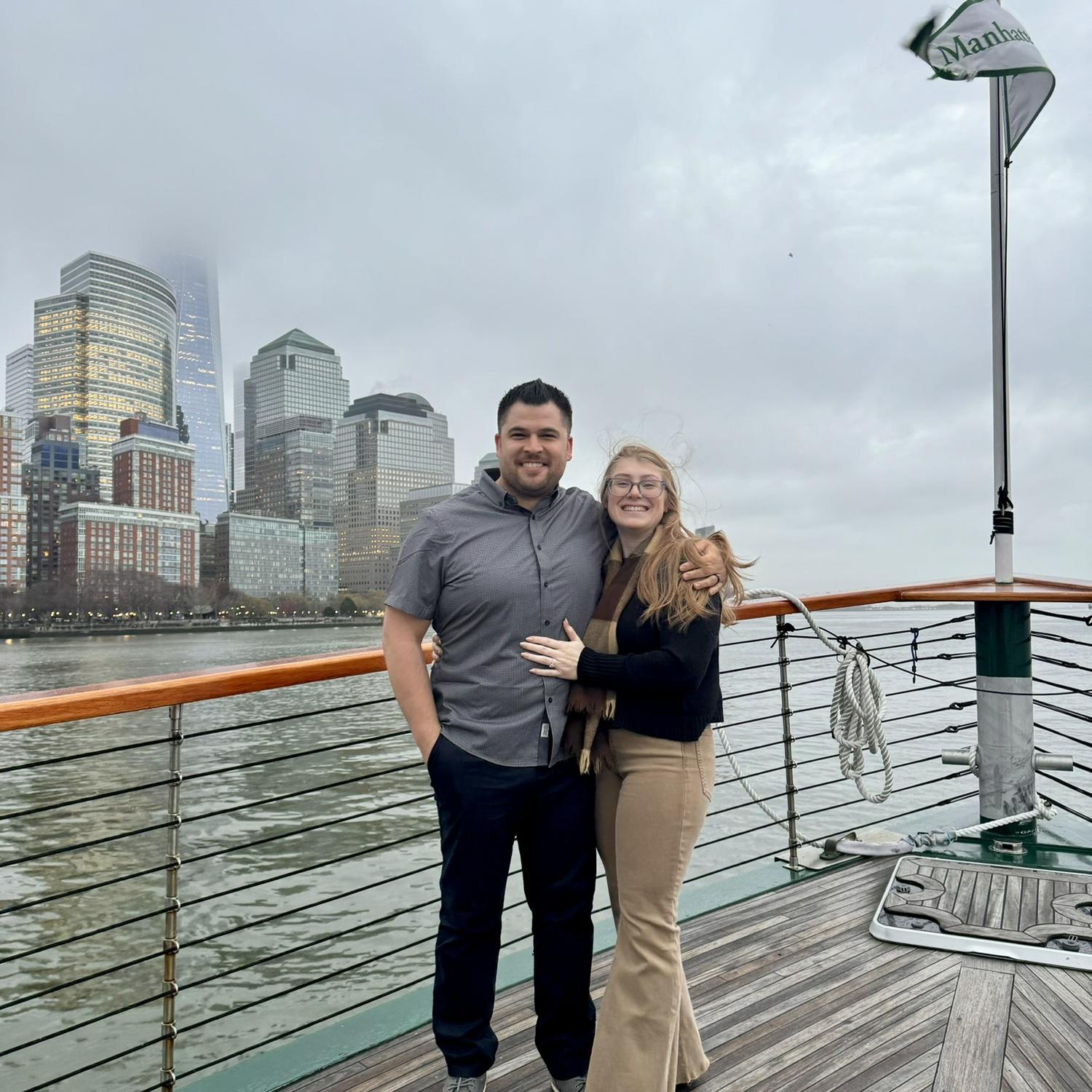 Exploring NYC along with bridesmaid McKenna and her husband Toby for Molly’s 30th birthday!