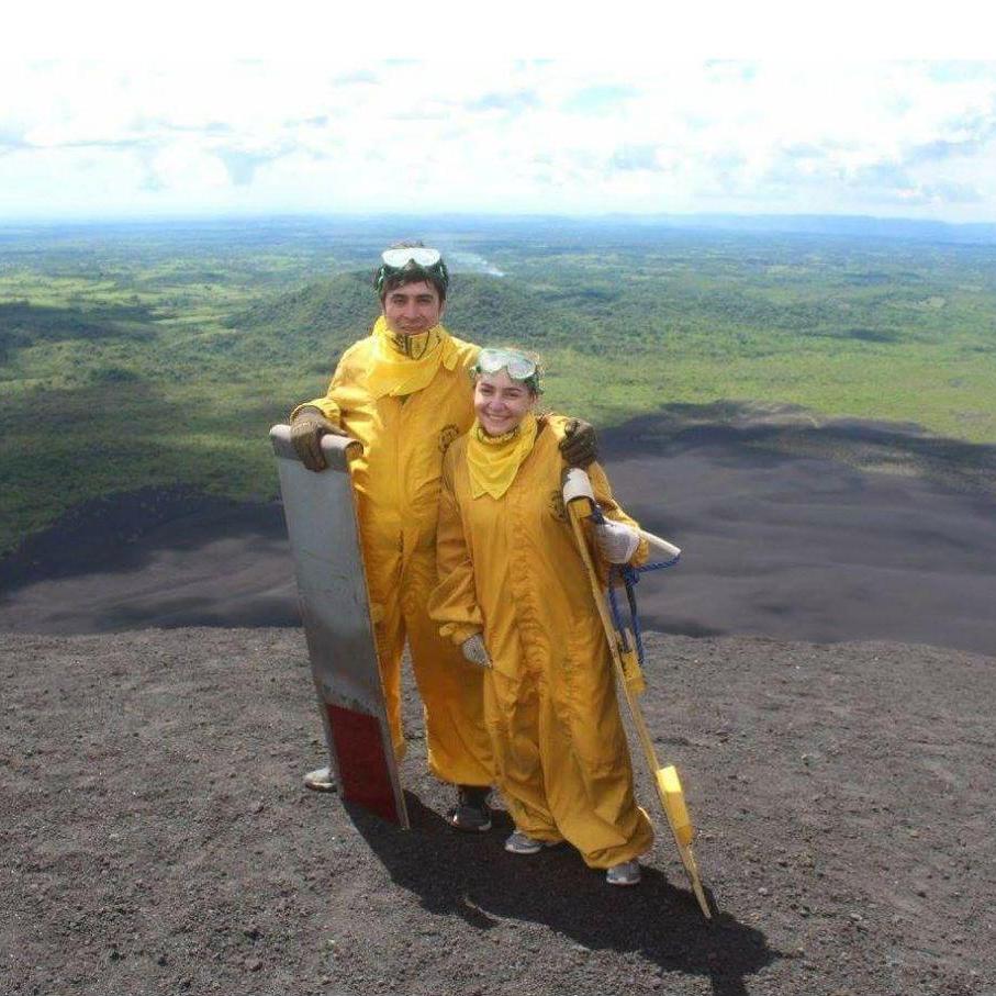 Cerro Negro Volcano Sandboarding, Leon, Nicaragua 2017