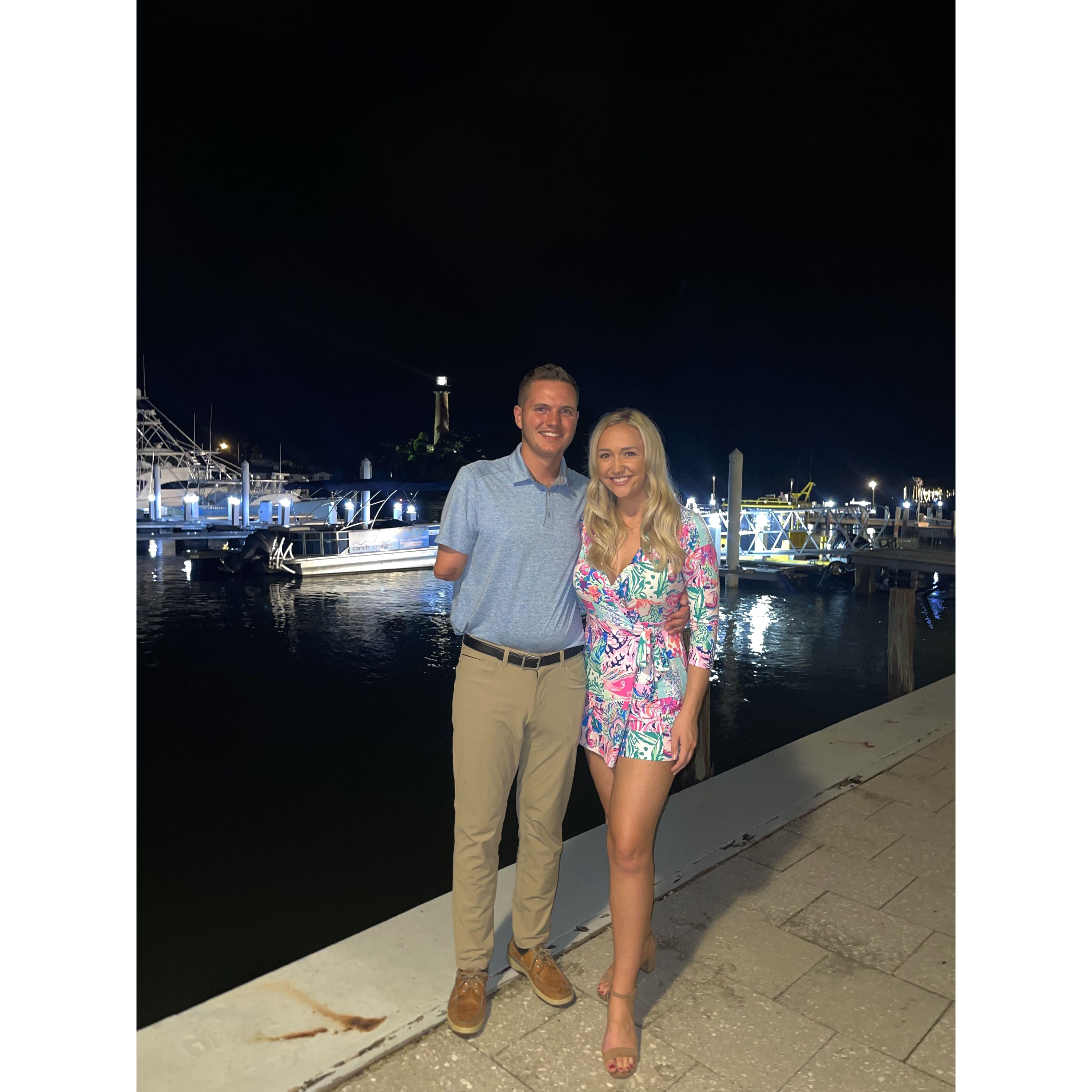 The "Facebook official" picture. Emily's 27th birthday dinner at Utiki!