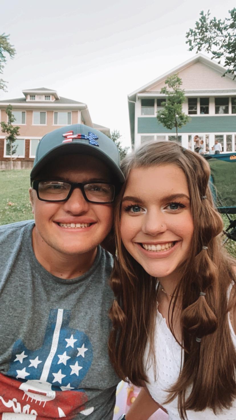 We took this photo when celebrating the Forth of July. I also later learned that the morning of this day, Josh asked my parents to marry me. July 3, 2021