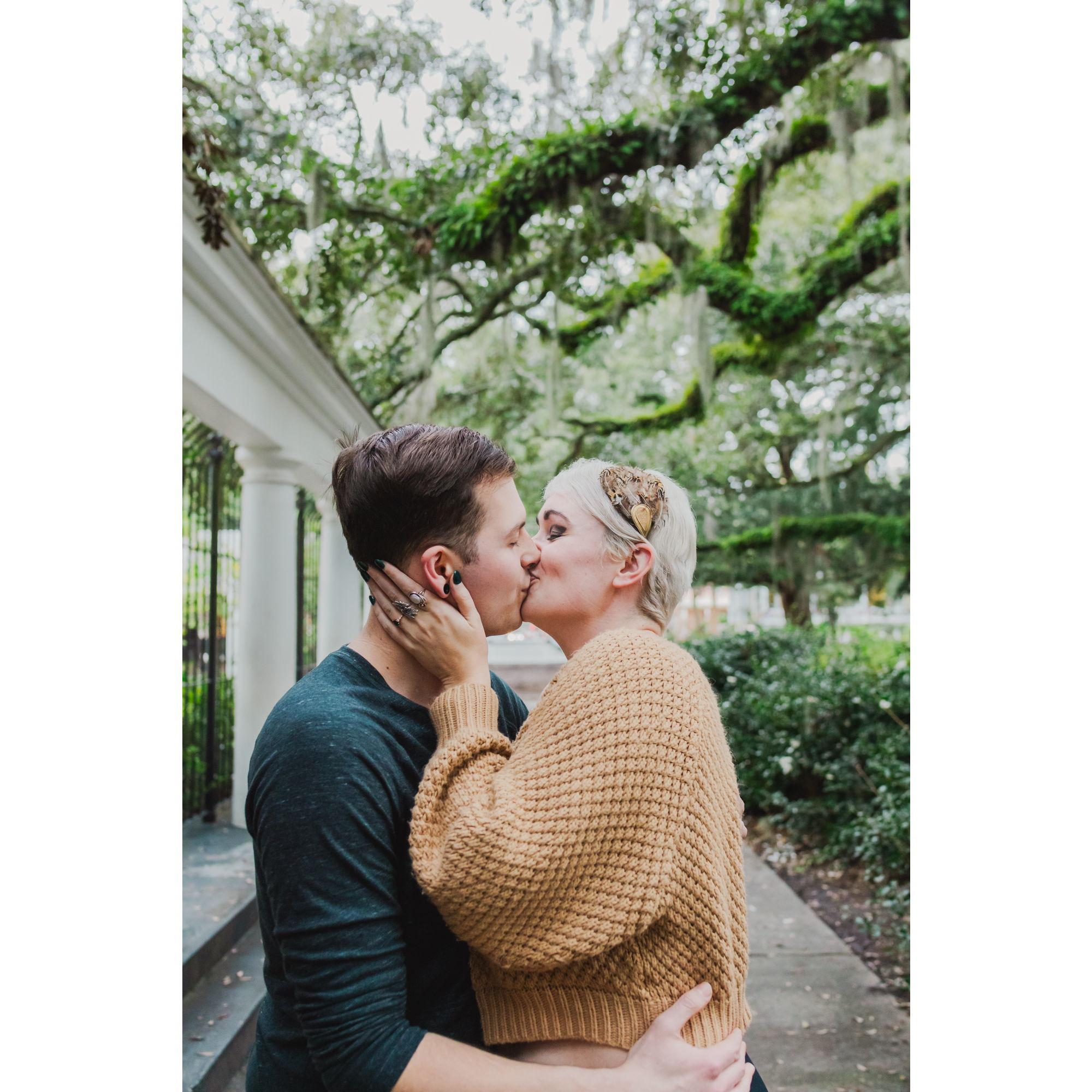 Engagement photos in Savannah, GA