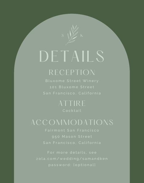 Enchante | Zola Wedding Enclosure Cards