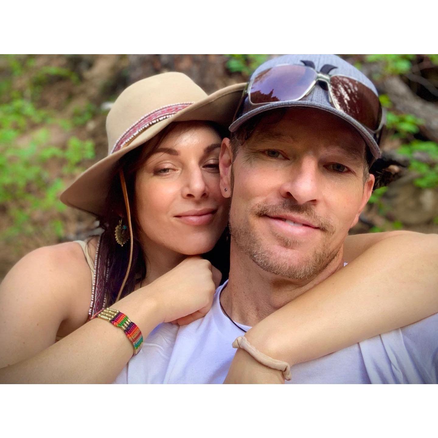 Ryan's favorite photo of us from our first trip together in Sedona, Az.