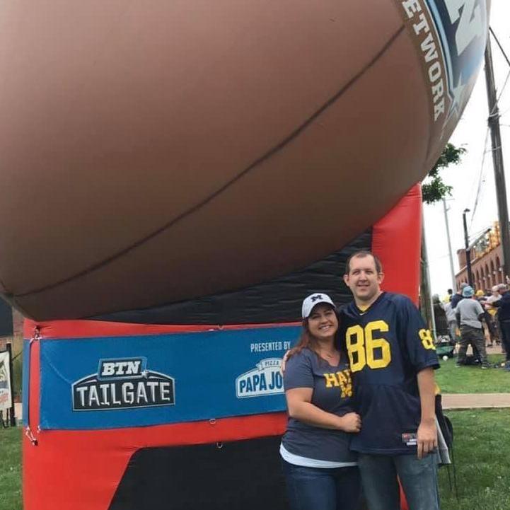 Our first Big Ten Network Tailgate together.