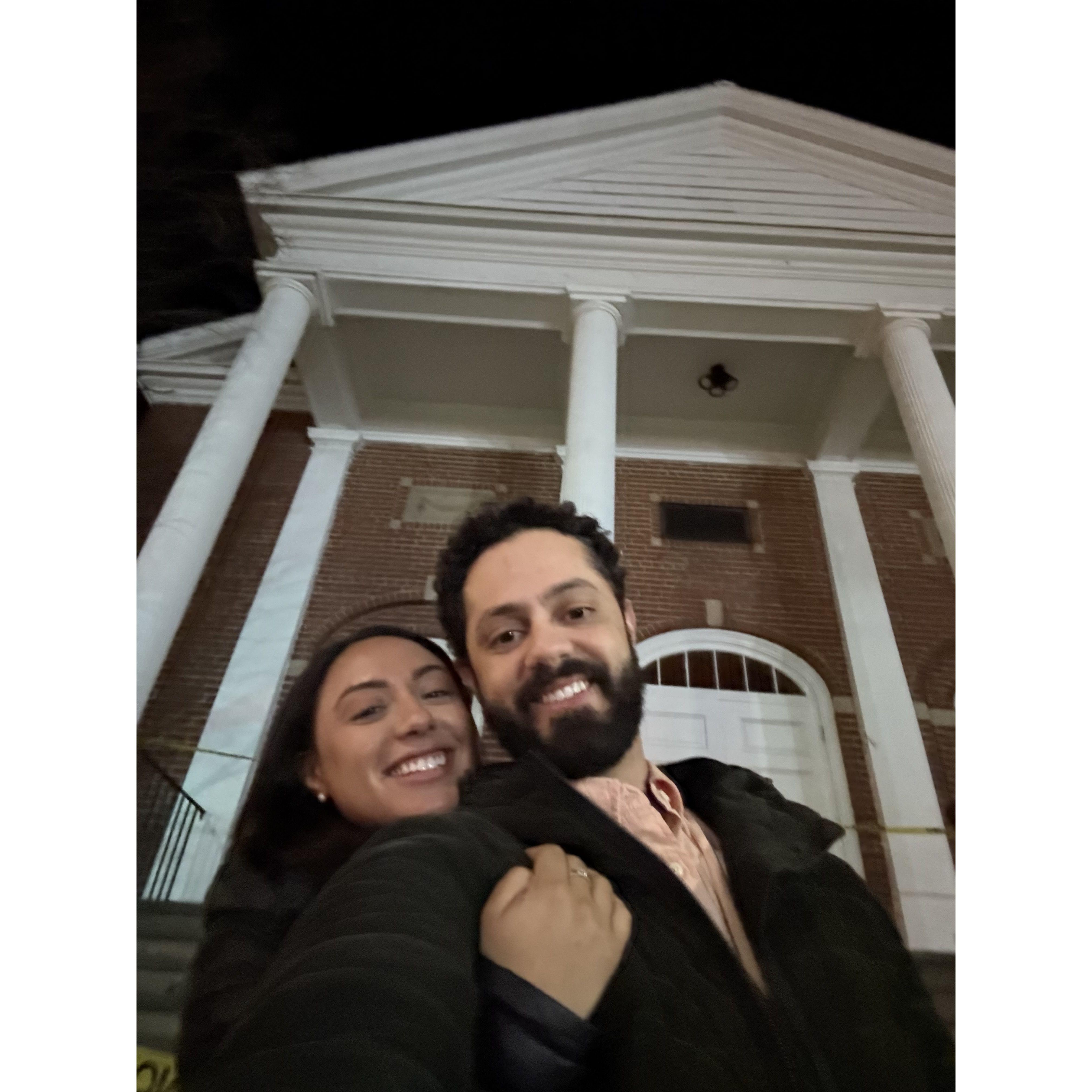 Visiting the 52 Russell St, The City Boston: the church we met at in 2018.