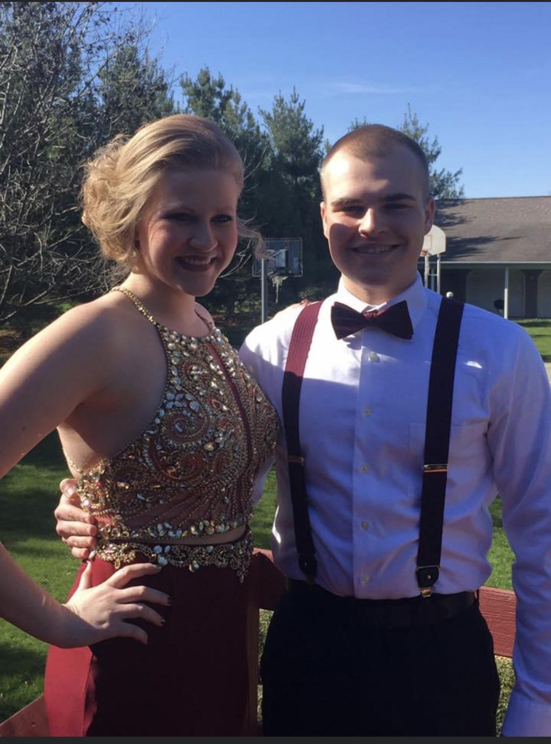 It started in high school 5th hour keyboarding class when Mrs. Brown put Jon next to me in class. The jokes he made about my slow typing shortly sparked a friendship. He also was my senior prom date!
