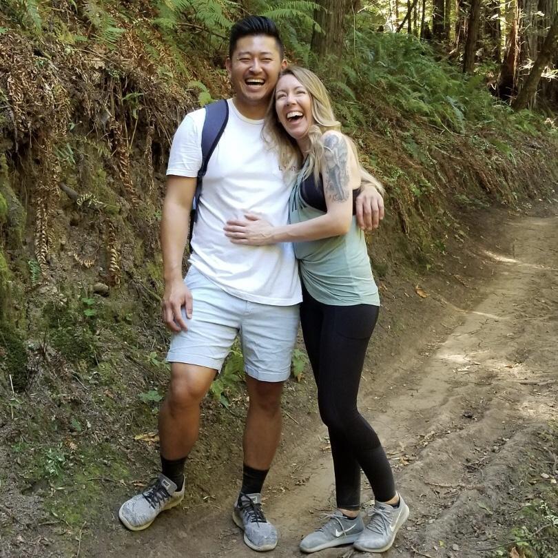 Thang asked me to be his girlfriend on this hike! Also our first kiss! This was a special hike together!