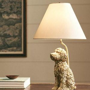 The Icon Table Lamp: Dog Edition - Doodle